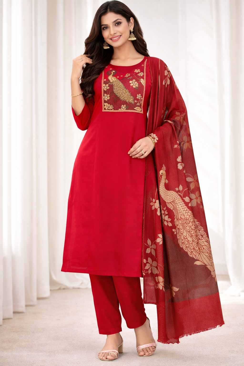 elegant party wear 3 piece luxe set — celebrate in style l