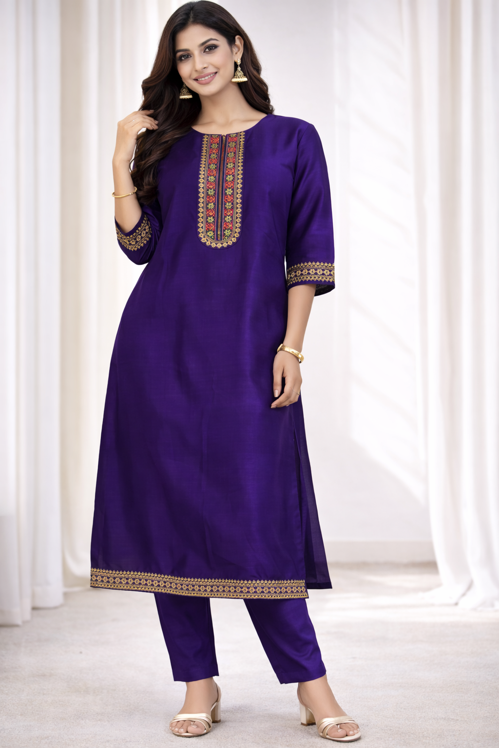 luxury party wear outfit — shine with elegance