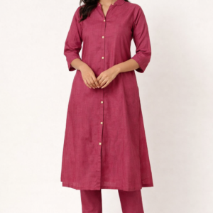 elegant a line kurti set — flowy grace, perfect fit