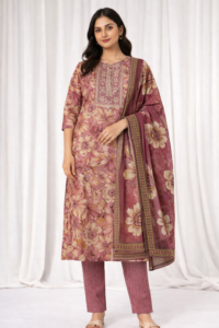 muslin silk 3 piece set — light luxury & timeless grace