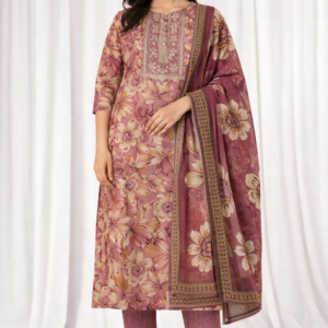 muslin silk 3 piece set — light luxury & timeless grace